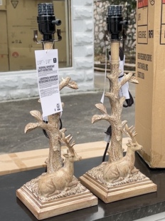 北欧大牌原单 森林协奏曲 麋鹿台灯装 饰艺术摆件台灯 买一发二