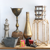 特价 饰品铁木做旧园艺杂货挂摆件 乡村风家居庭院装 出口孤品 美式