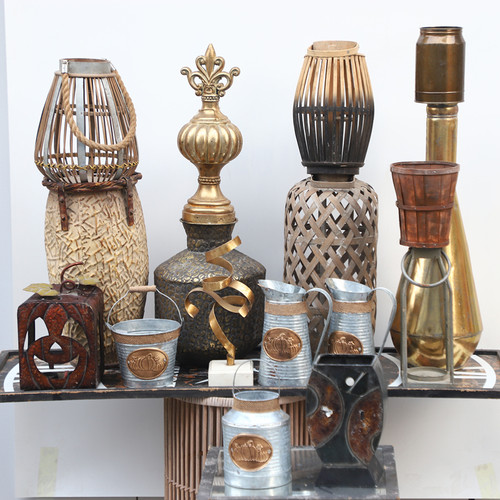 孤品集合--美式乡村风家居庭院装饰工艺品仿古做旧铁木杂货挂摆件