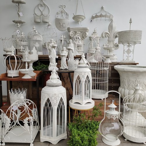 法式乡村庭院铁艺雕塑摆件