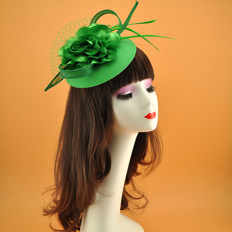 无发夹花朵复古布艺手工