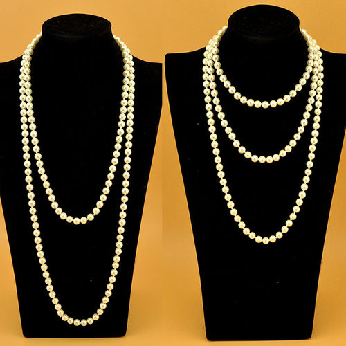 新娘多层名媛圆珠婚纱旗袍项链