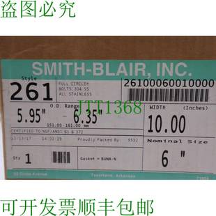 Inc. Style 号 供应Smith 3108 Blair 单带全圆不锈钢 原装 261