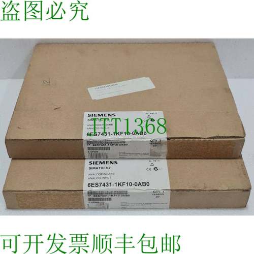 SIMATIC S7-400 6ES7431-1KF10-0AB0 分析输入模块 -- --