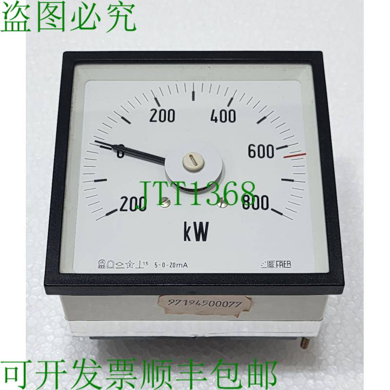 FRER AF96M / A96WSX -200/0/800 kW,5-0-20 毫安瓦特测量器如图2