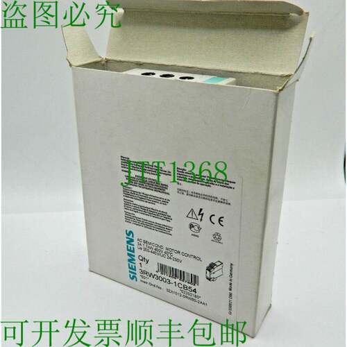 原装供应3RW3003-1CB54 变频器 Sirius 3RW30031CB54