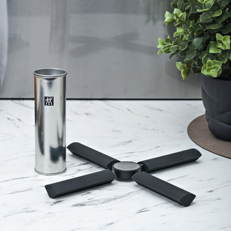 德国原装进口双立人折叠式隔热锅垫十字锅垫硅胶锅垫防烫锅垫