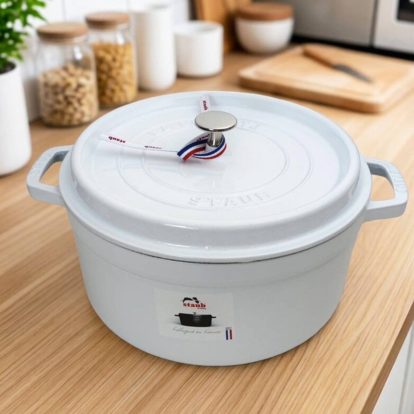 珐宝（staub）法国进口珐琅铸铁锅双耳圆形汤锅炖锅煲汤锅具