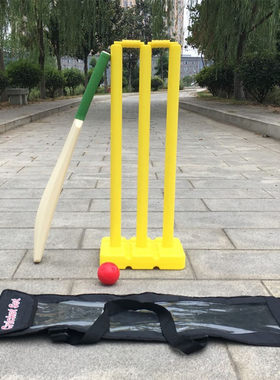 包邮板球套装板球学生训练青少年练习板球组蝙蝠成套cricket set