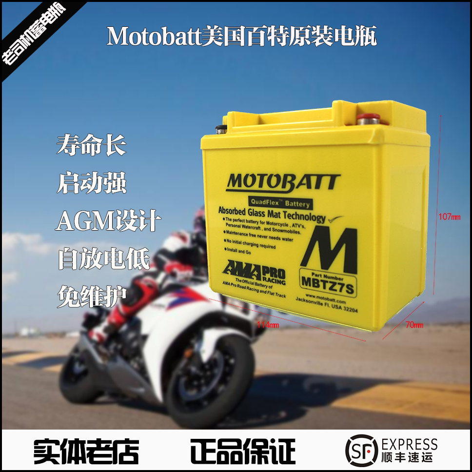 魔术师250火刃CBR1000电瓶雅马哈XT250 LX250 wr450越野车电池