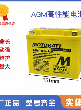 YT12-4光阳赛艇250 CT250 CT300 S400 S250 S350 ST250电瓶干电池