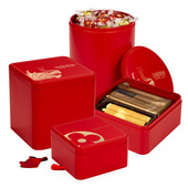 新年春节蛋卷饼干曲奇铁盒罐礼盒礼品盒特产包装 盒高档酒店通用盒