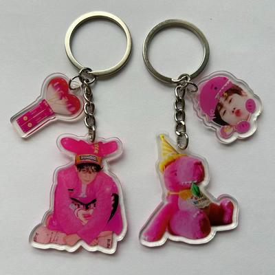 透明应援书包挂件钥匙扣亚克力