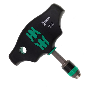 德国维拉 WERA 1/4 6.3mm速拆换批头螺丝刀T型把手柄9548 416R