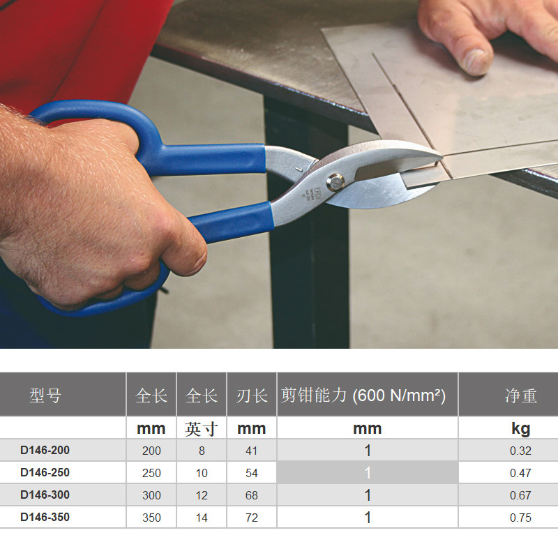 독일 BESSEY ERDI 미국 일자백철박철가위 D146-8 10 12인치