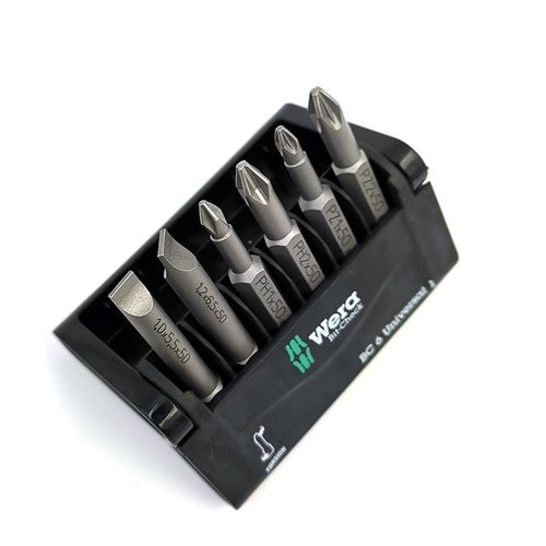 WERA1/4螺丝批头套装一十米字