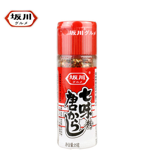 七味粉坂川七味唐辛子15g调味料日式烧烤原料七味唐粉辣椒粉 - 封面