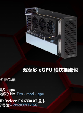 Sonnet DuoModo eGPU Module外置显卡扩展坞 含AMD RX 6900 XT