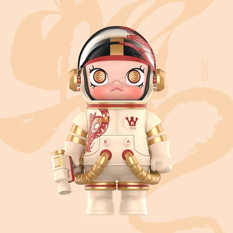 POPMART泡泡玛特SPACE MOLLY 2025·蛇 100%蛇年限定手办潮玩MEGA