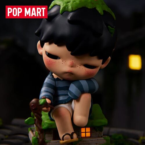 POPMART泡泡玛特小野 Hirono 时间后头手办 吊卡玩具摆件礼物