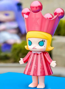 POPMART泡泡玛特MOLLY ROYAL皇冠诞生公主粉色版PTS限定手办潮玩