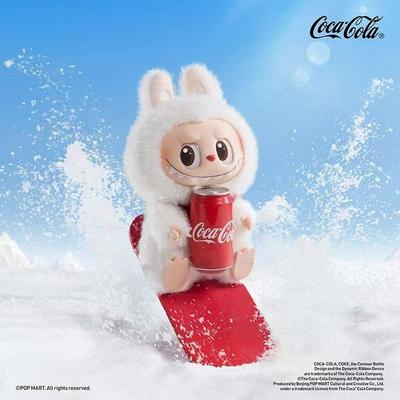 熊玩 POPMART泡泡玛特拉布布LABUBU3.0可口可乐搪胶毛绒挂件盲盒