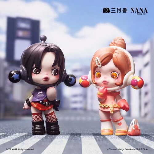 熊玩 泡泡玛特POPMART x NANA 大崎娜娜 小松奈奈潮玩手办吊卡
