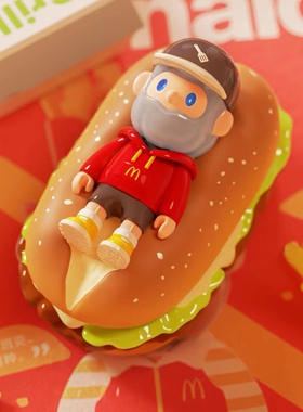 FARMER BOB x McDonald's 麦当劳BOB联名 周边手办挂件潮玩摆件