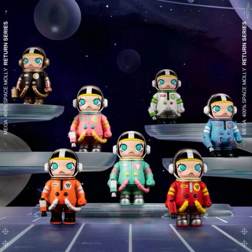 POPMART泡泡玛特MAGA SPACE MOLLY 回归系列盲盒400%潮玩手办摆件