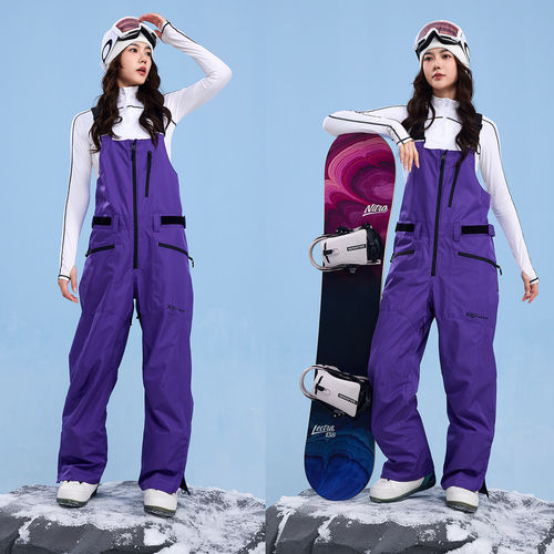 防水保暖XXXsnow滑雪背带裤男女