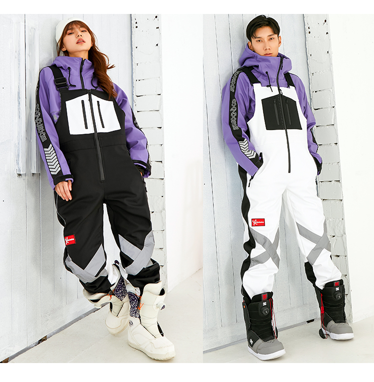 防水保暖滑雪背带裤XXXsnow男女