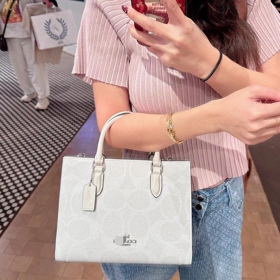 蔻c家2025新款Maggie托特手提tote购物袋单肩斜挎琴谱包休闲日常,箱包皮具/热销女包/男包,托特包,淘宝优惠券,粉丝福利购,淘宝优惠卷