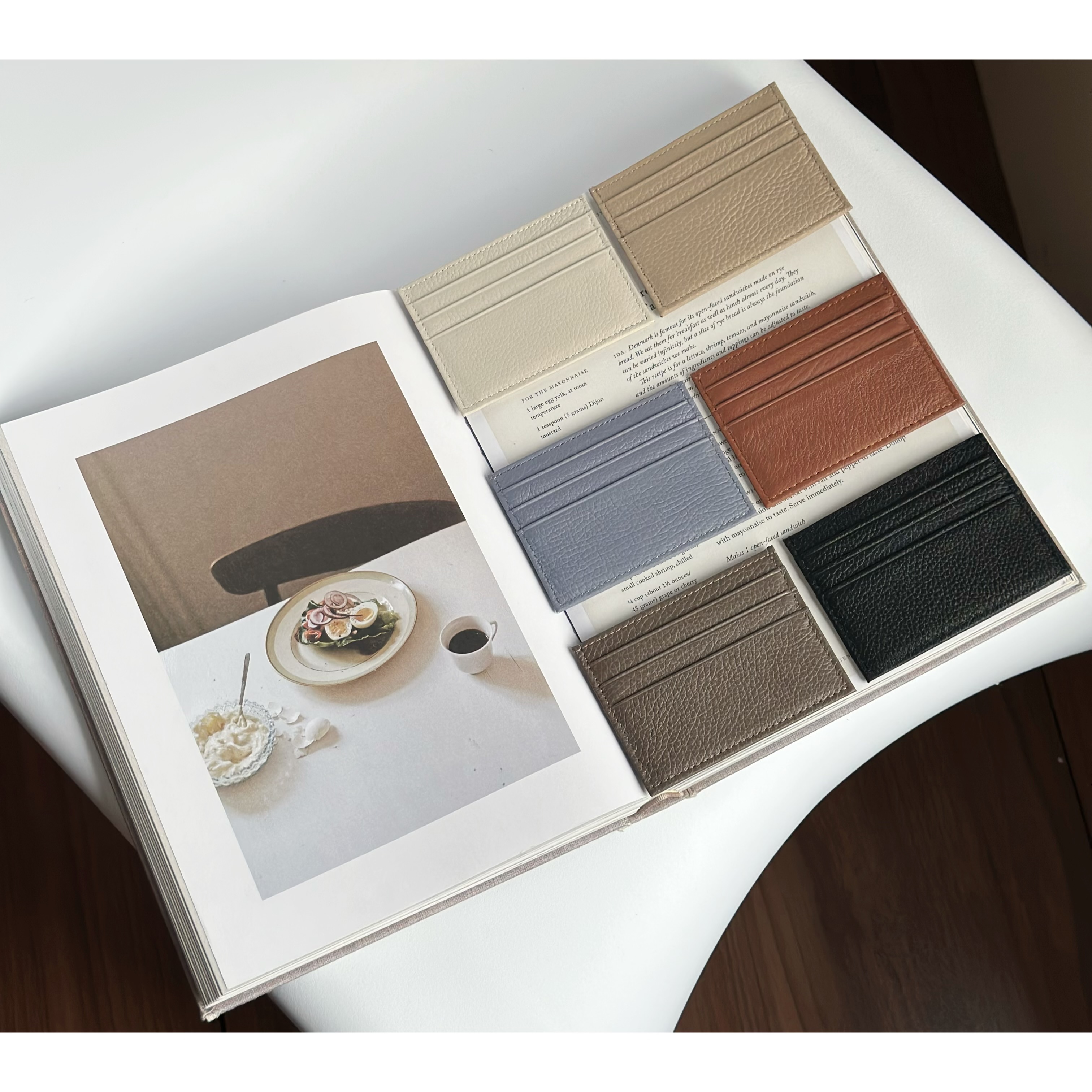 头层牛皮多色实用卡包