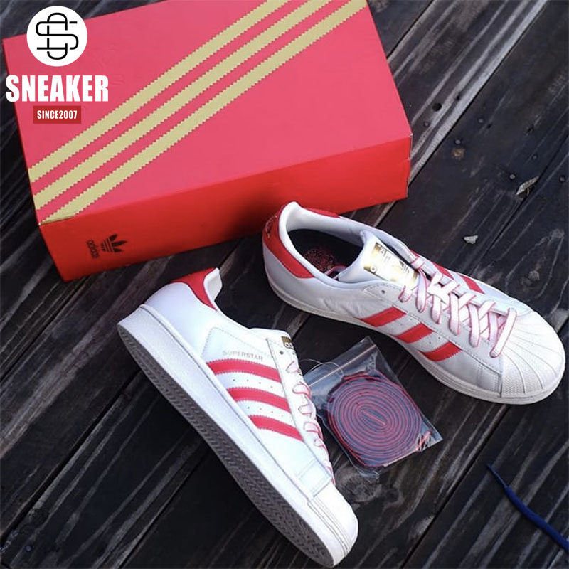 Adidas Adidas CNY Clover Gold standard Shell head White and red leisure time men and women G27571in the Sports shoes new , Shoes/Casual shoes  category - from Buy2taobao.com to provide professional Taobao agent buy service
