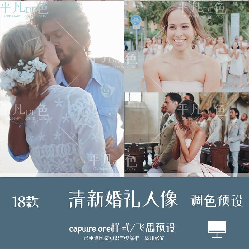 capture one样式小清新婚礼人像摄影风光调色滤镜C1飞思预设CO232