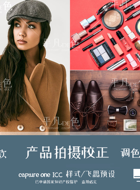 capture one样式 美食服装产品拍摄通透调色滤镜C1飞思预设CO943