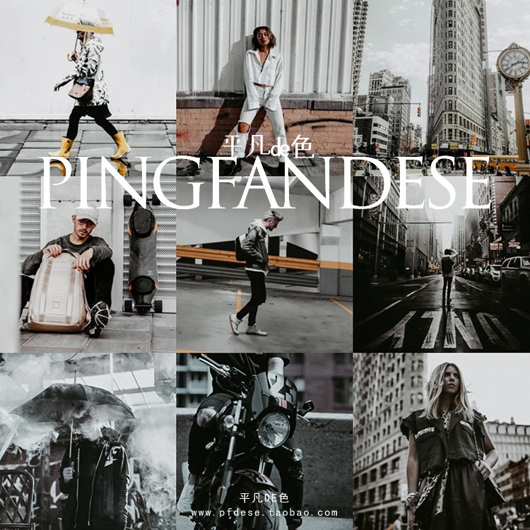 capture one样式 都市工业街拍灰金人像调色滤镜c1飞思预设CO577