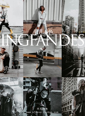 capture one样式 都市工业街拍灰金人像调色滤镜c1飞思预设CO577