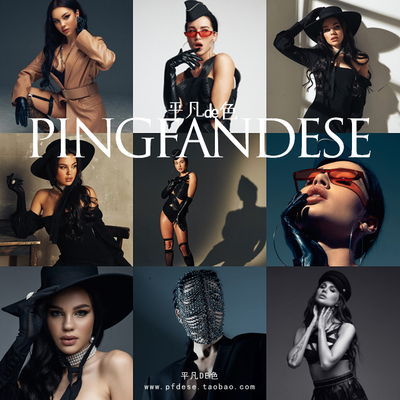 captureone样式 棚拍时装模特肖人像摄影调色滤镜c1飞思预设CO624