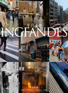 Capture One样式 港风扫街人文人像胶片调色滤镜 C1飞思预设CO613