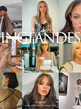 capture one样式 棚拍时尚室内人像旅拍调色滤镜 c1飞思预设CO620