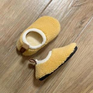 秋冬儿童地板袜男童女童宝宝居家室内防滑软底婴幼儿学步加厚棉鞋