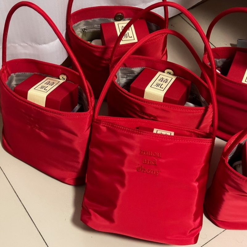 伴手礼袋实用结婚伴娘袋子手提包韩国小众儿童生日礼物礼品包装盒