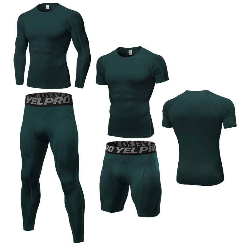 深墨绿体能训练足球运动内衬