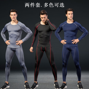男士紧身衣跑步训练健身套装