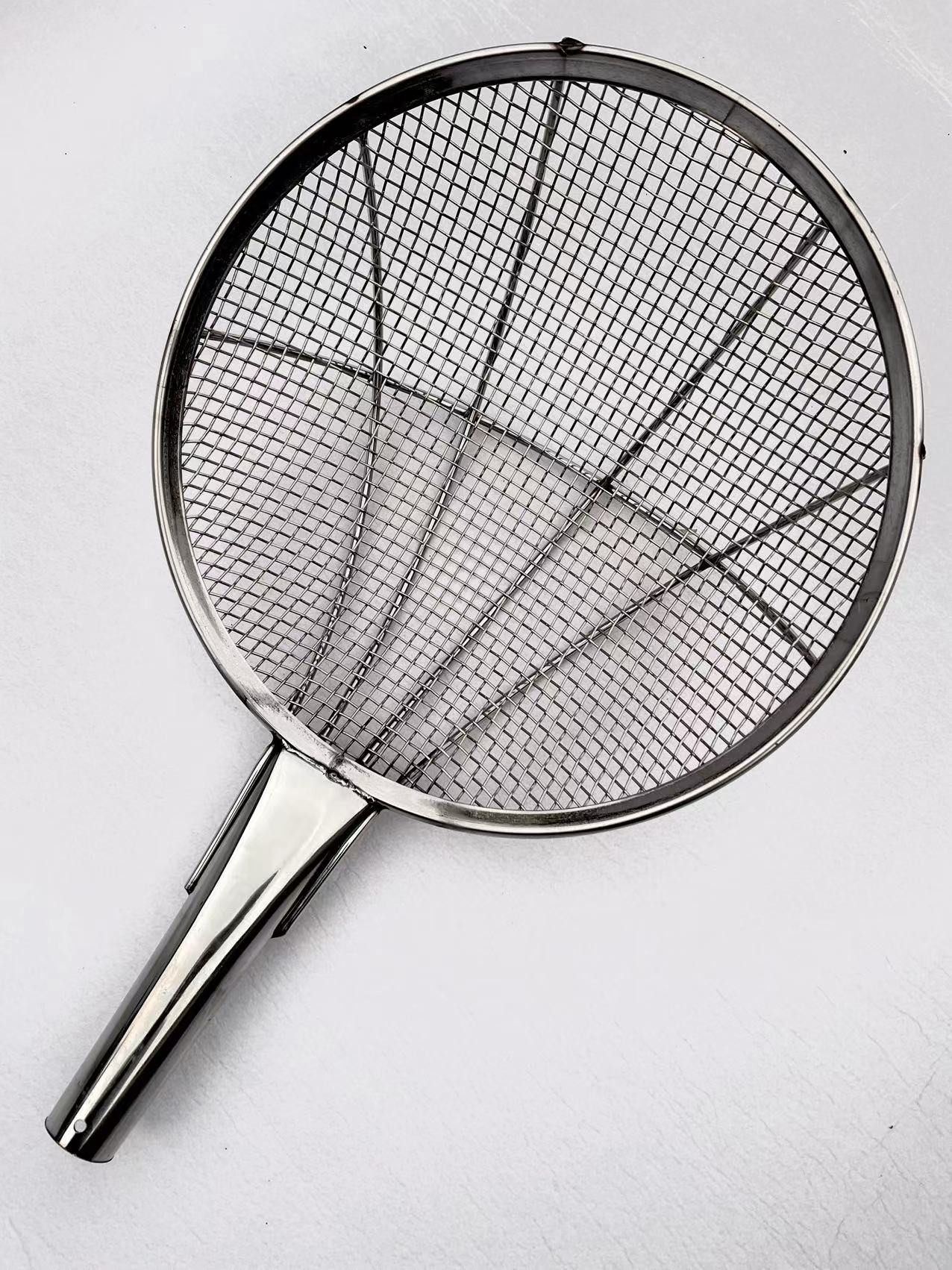 五托加粗笊篱特大号不锈钢笊篱头漏瓢工厂食堂炸篱捞篱线漏漏勺