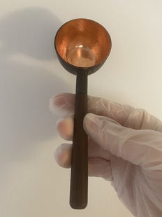 纯手工铜豆勺分量足手感重15cm,kono原装豆勺
