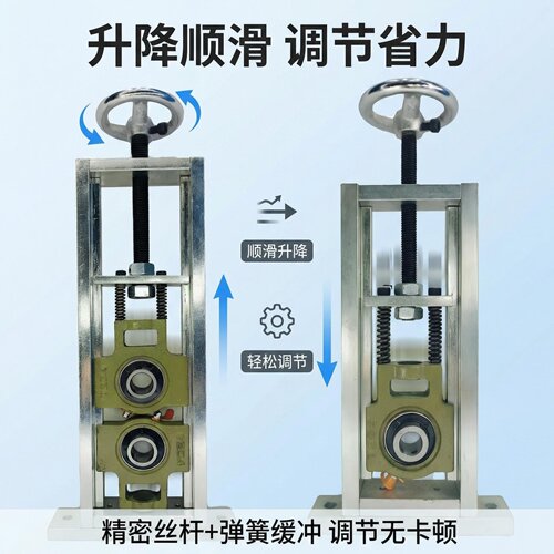 卧式可调心滑动单双轴承滑块可调节轴承座固定座支架UCT206 208