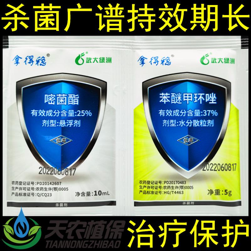 拿得稳苯醚甲环唑嘧菌酯杀菌剂