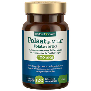 Holland&Barrett荷柏瑞荷兰活性叶酸5-MTHF 400mg 120粒
